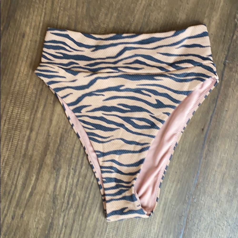 Aerie high waisted tiger print bikini bottom